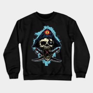 PIRATE SKULL Crewneck Sweatshirt